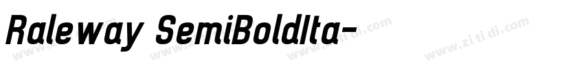 Raleway SemiBoldIta字体转换 Raleway SemiBoldIta字体转换